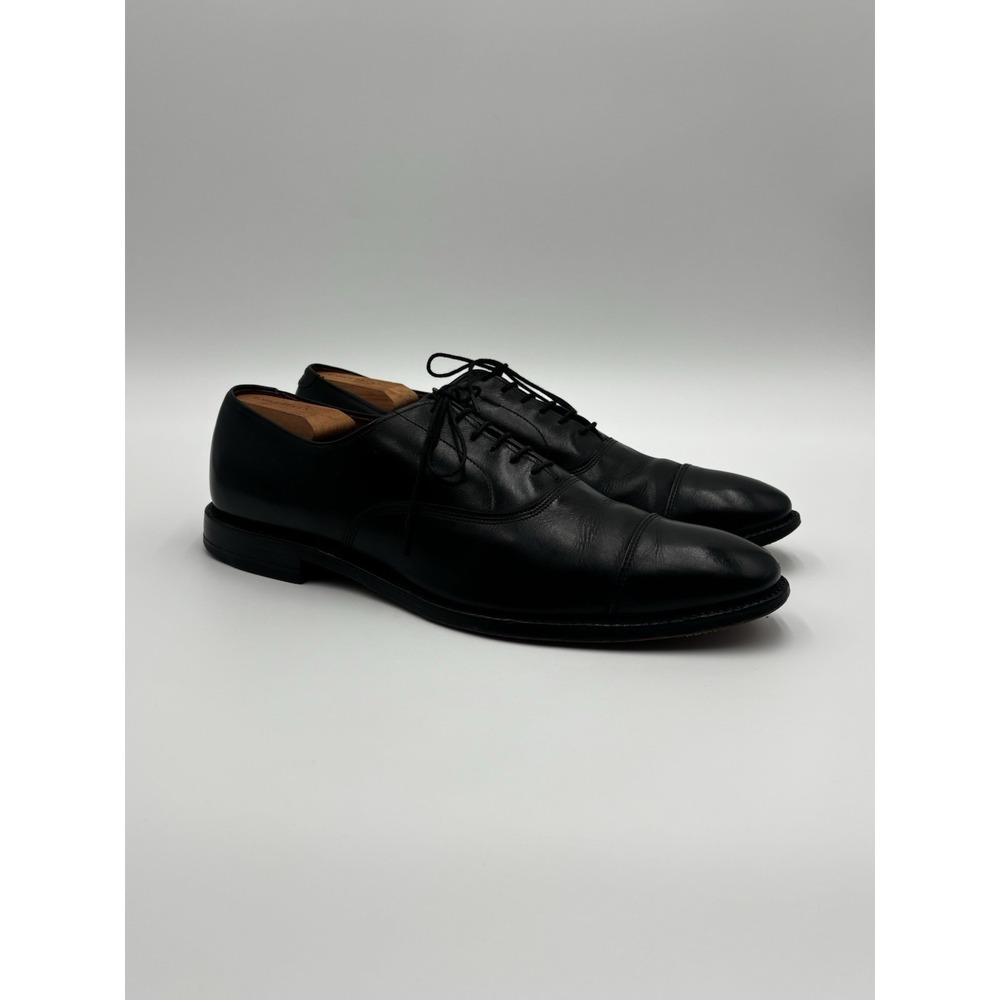 Allen Edmonds Park Avenue Black Cap Toe Oxford Dress Shoes Men's 12.5 AA USA‎